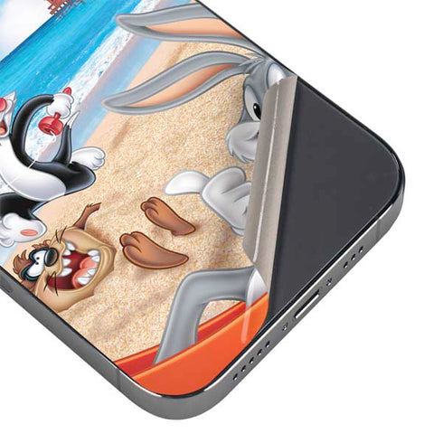 Looney Tunes Beach iPhone 16e Skin